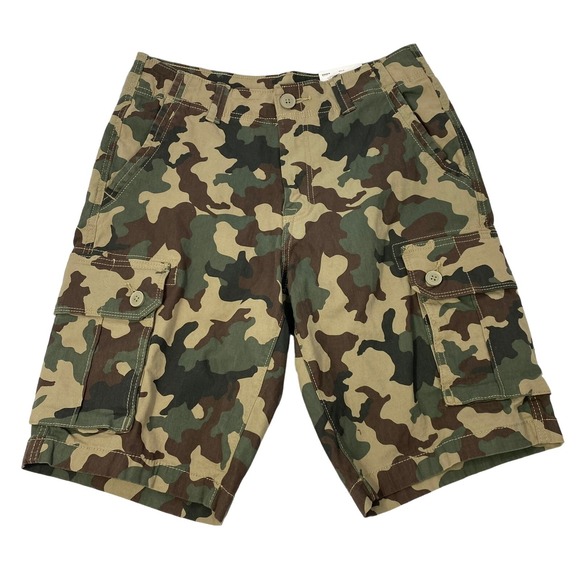 Sonoma Goods For Life Other - SONOMA Y2K Everyday Camo Cargo Shorts Men 29 Military Green Utility Combat NWT